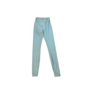 Women 2 Lululemon High Rise Leggings Pants Light Blue Yoga Gym Athletic